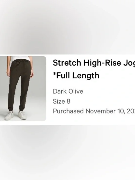 lululemon stretch HR joggers (full length) - Picture 6 of 6